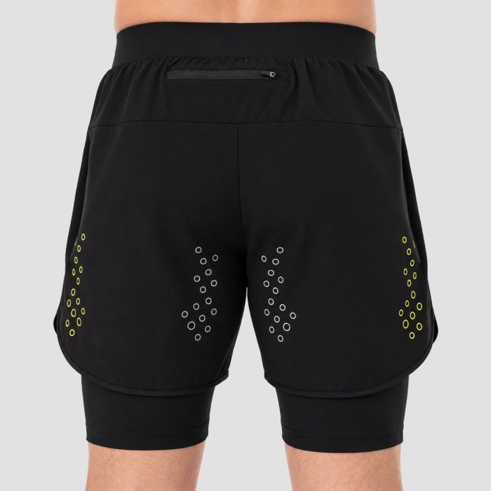 Pace 2in1 Shorts Black - GymBeam XXL