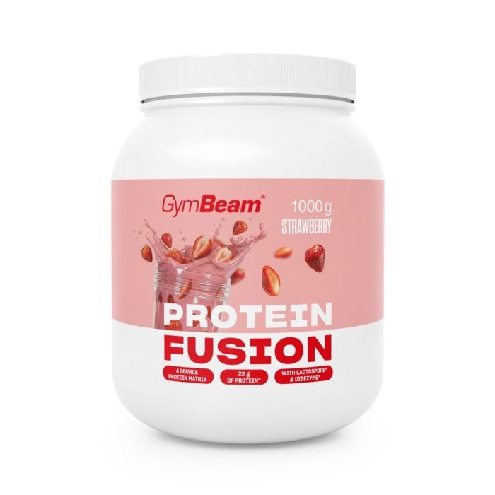 Fusion протеїн - GymBeam 1000 г - полуниця