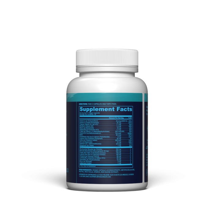 Капсули Essential - Blueprint від Браяна Джонсона 60 капс