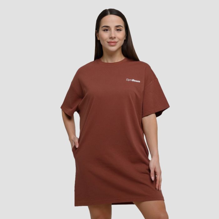 Women‘s Agile T-shirt Dress Root - GymBeam