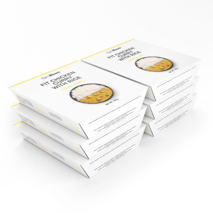 FIT курица карри с рисом - GymBeam 6 x 420 g