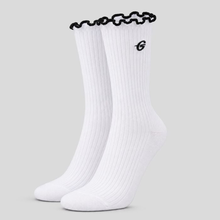 Ponožky Ruffle 3Pack Pink- GymBeam S