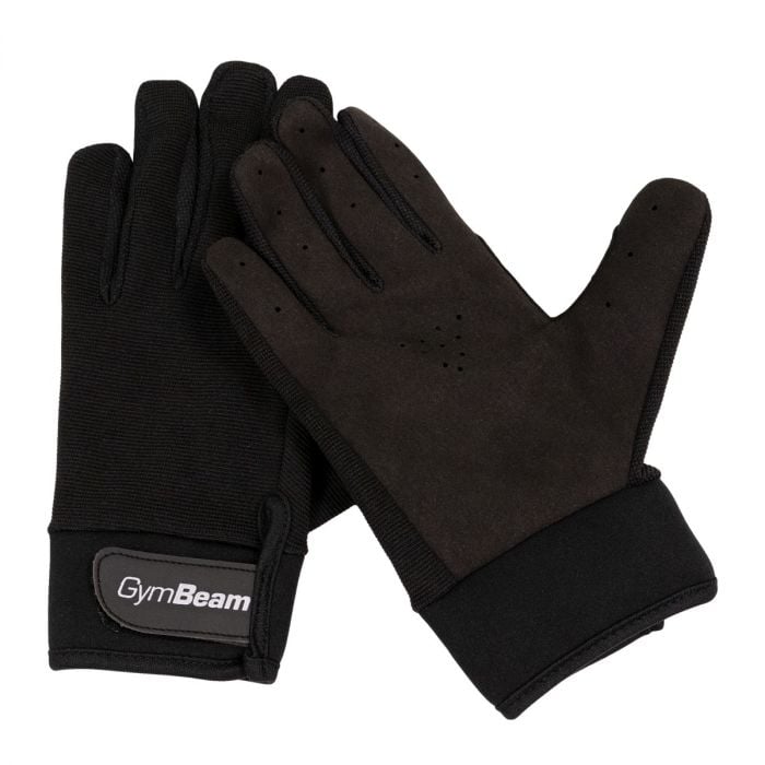 Full Finger Fitness Gloves Black - GymBeam