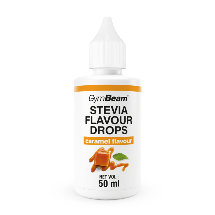 Stevia Flavour Drops - GymBeam 50 ml - vanilla