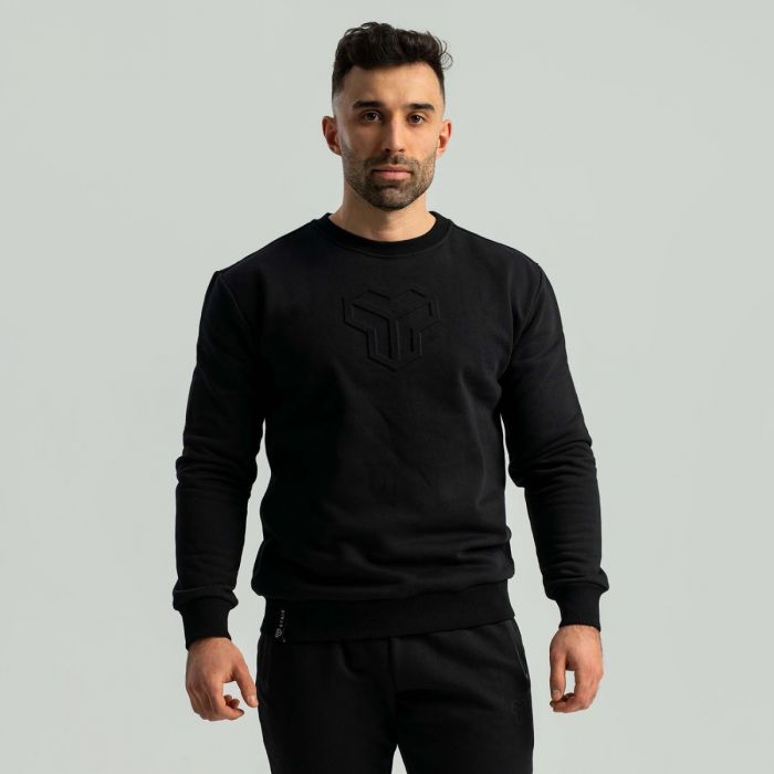 Embossed Sweatshirt Black - STRIX