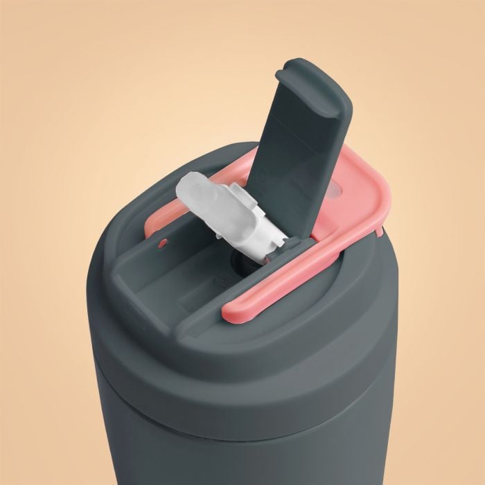 Термокружка 500 мл серая - BeastPink single_variant