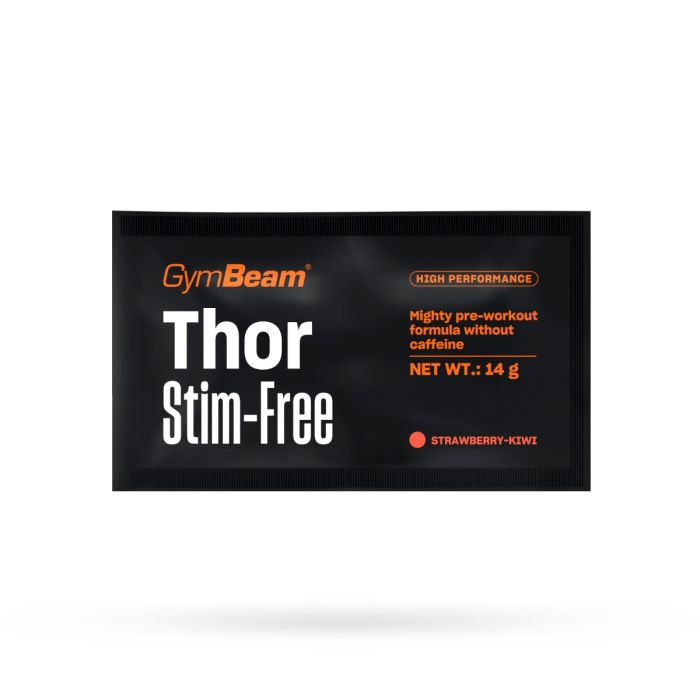 Пробник Thor Stim-Free - GymBeam 14 g - полуниця - ківі