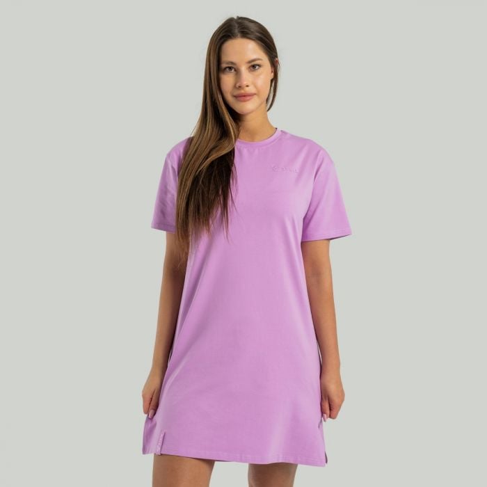Женское платье-футболка ALPHA аметистового цвета - STRIX