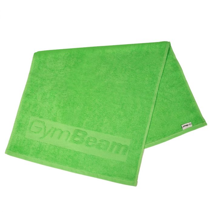 Полотенце для спортзала зелёное  - GymBeam