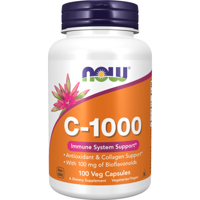 Вітамін C 1000 мг - NOW Foods 100 капс