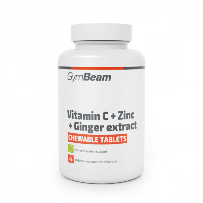 Витамин С + цинк + экстракт имбиря - GymBeam