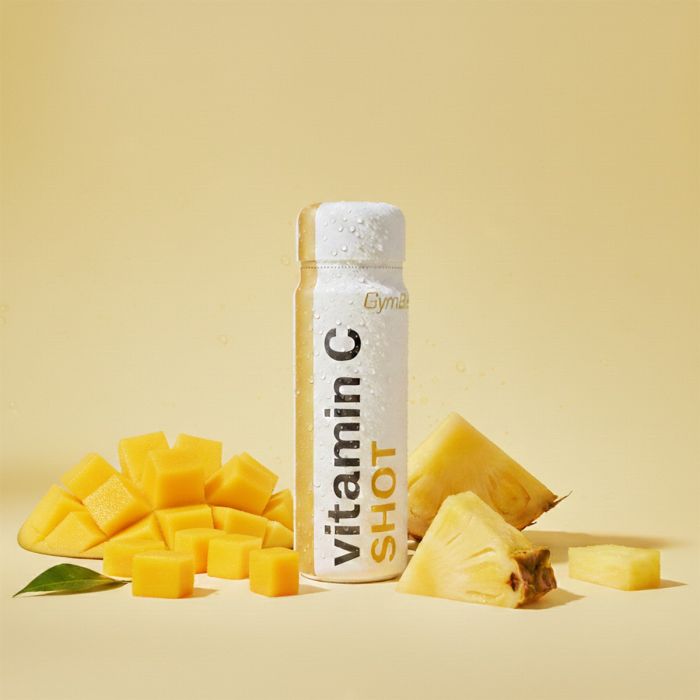 Вітамін C у формі шоту - GymBeam pineapple mango - 60 ml