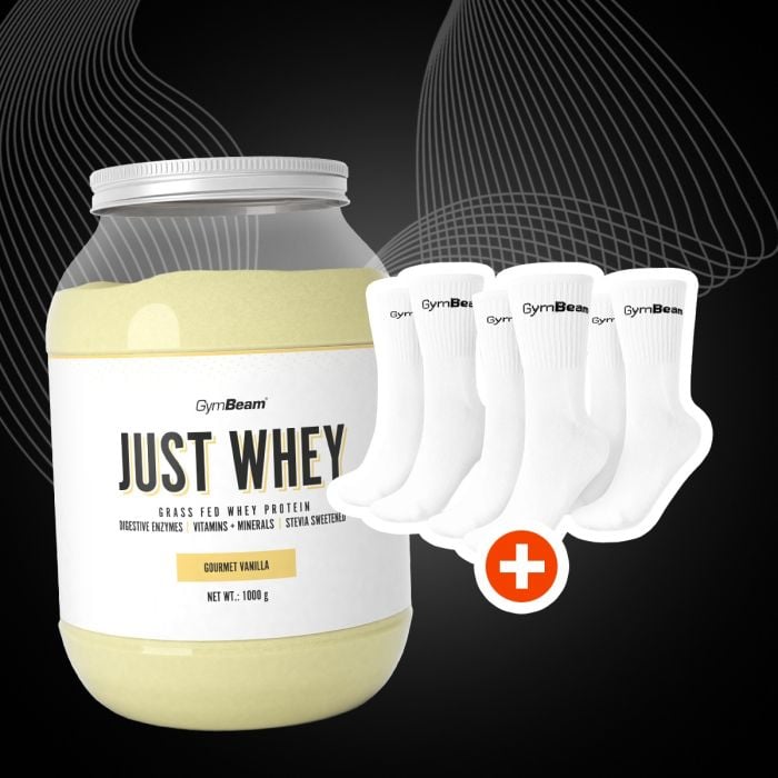 Протеїн Just Whey з молока корів вільного випасу - GymBeam 1000 г - шоколадний коктейль - 00
