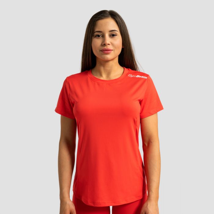 Женская футболка Limitless Ярко красная - GymBeam