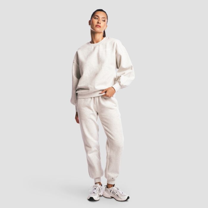 Жіночий джемпер Base перлинний - GymBeam L