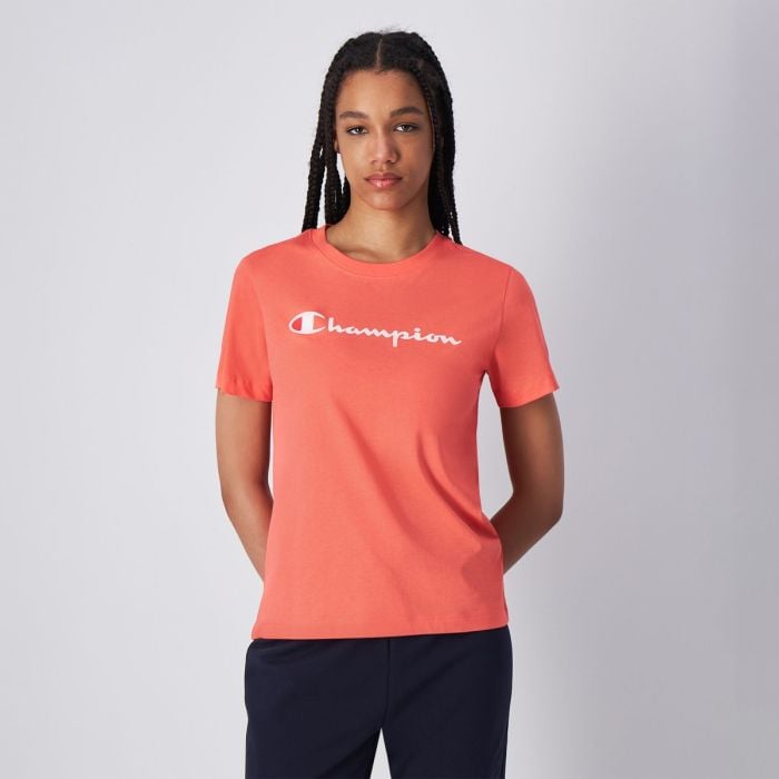 Women‘s Big Logo Jersey T-Shirt Red - Champion XS