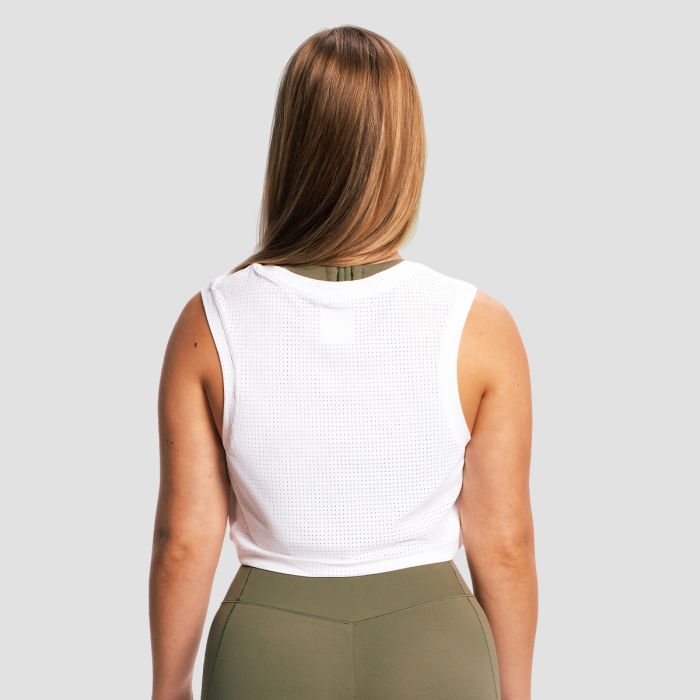 Жіноча майка Combat біла - GymBeam L