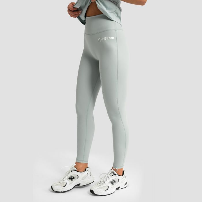 Жіночі легінси з високою талією Limitless Евкаліптові - GymBeam S