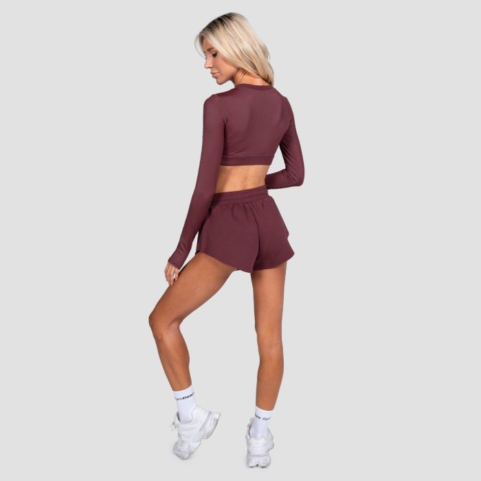 Жіночий спортивний топ Prime інжирний - GymBeam S