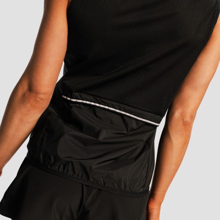 Жіночий біговий жилет Pulse X чорний - GymBeam L