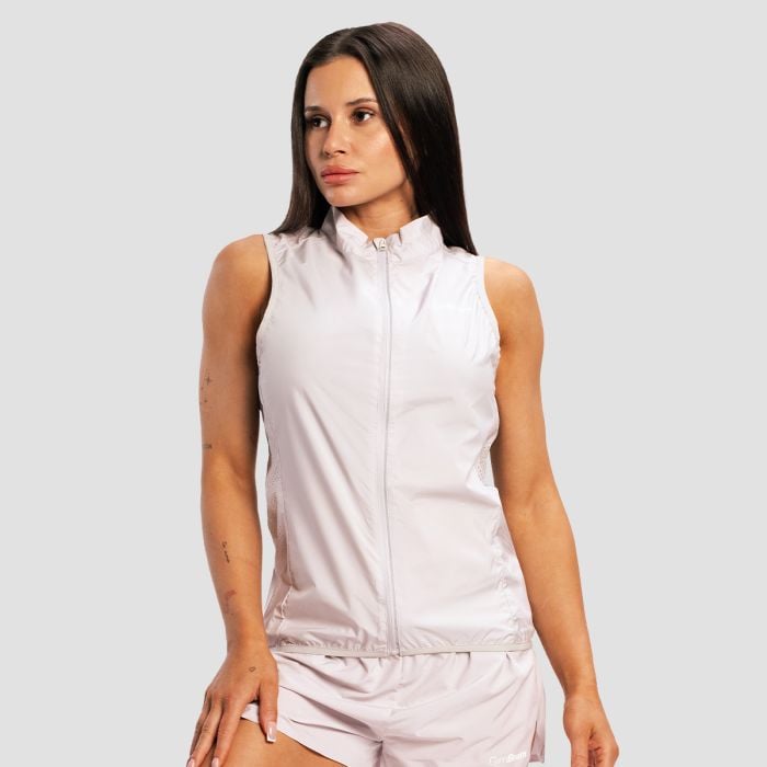 Женский беговой жилет Pulse X серый - GymBeam XL