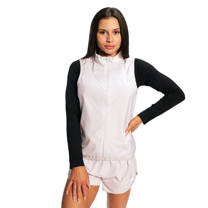 Женский беговой жилет Pulse X серый - GymBeam XL