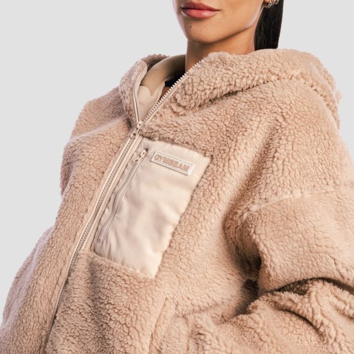 Женская куртка Sherpa каньйон - GymBeam M
