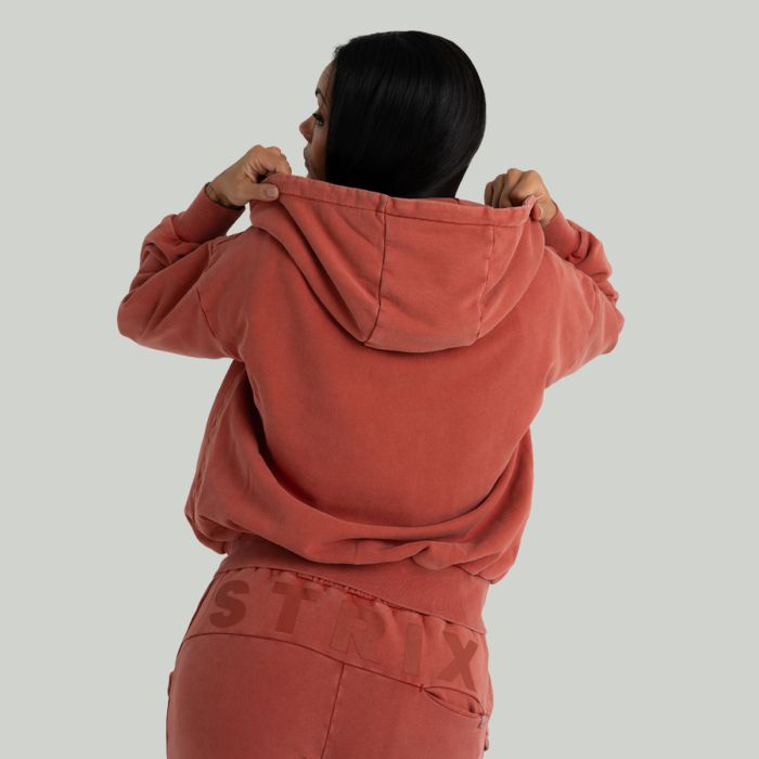 Женская толстовка на молнии терракотовая - STRIX L