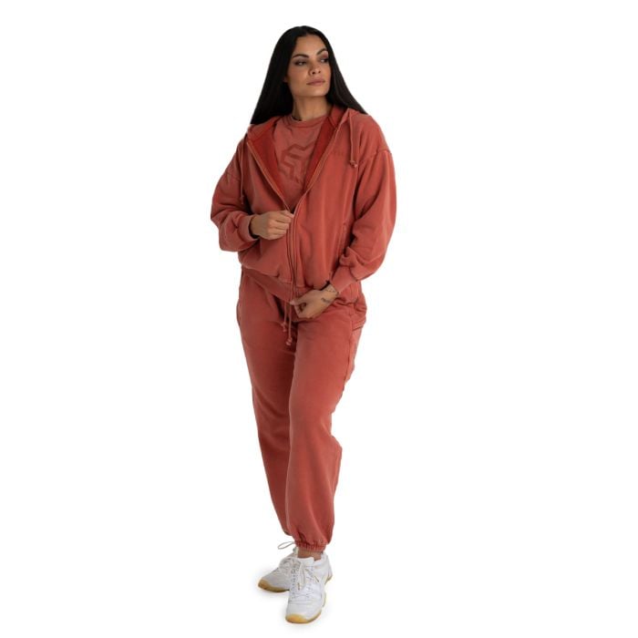 Женская толстовка на молнии терракотовая - STRIX L