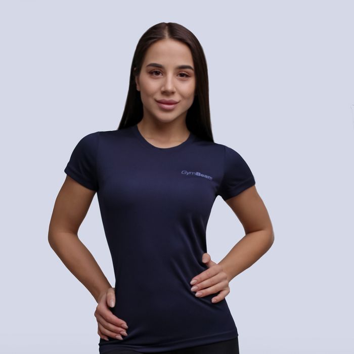 Женская футболка TRN Navy - GymBeam