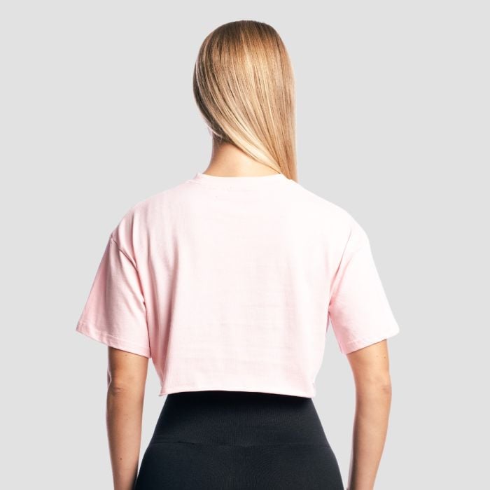 Жіноча футболка GymBabe пастельно-вишнева - GymBeam M