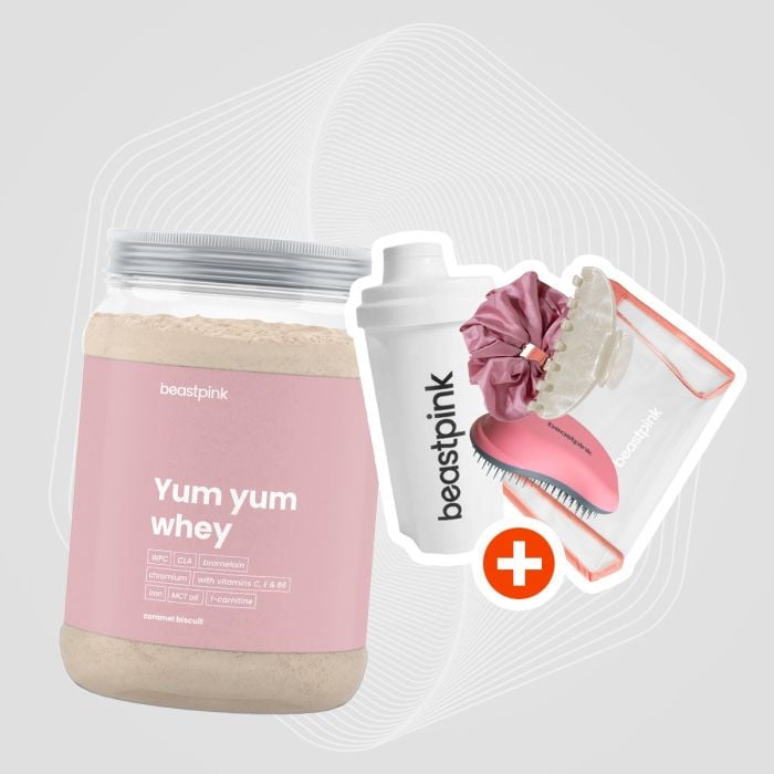 Протеїн Yum Yum Whey - BeastPink 30 г - полуничний сплеск