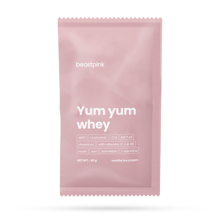 Пробник Yum Yum Whey - BeastPink 30 г - шоколад - орех 