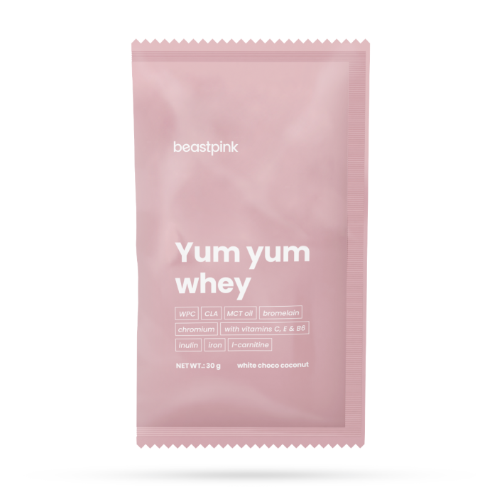 Пробник Yum Yum Whey - BeastPink 30 г - шоколад - орех 