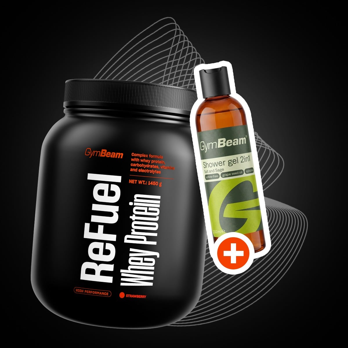 Протеин ReFuel Whey - GymBeam + ПОДАРОК