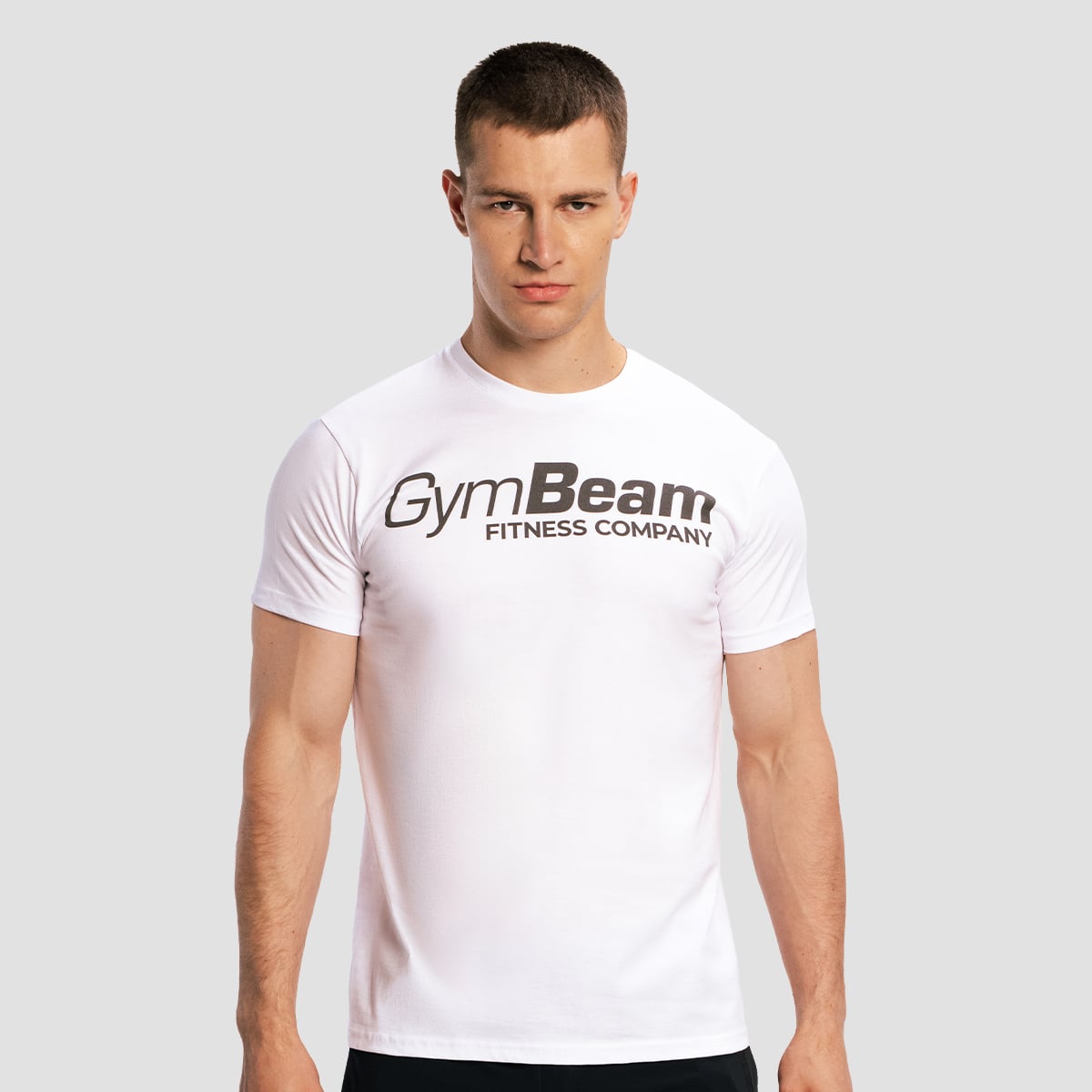 Футболка Fitness белая - GymBeam