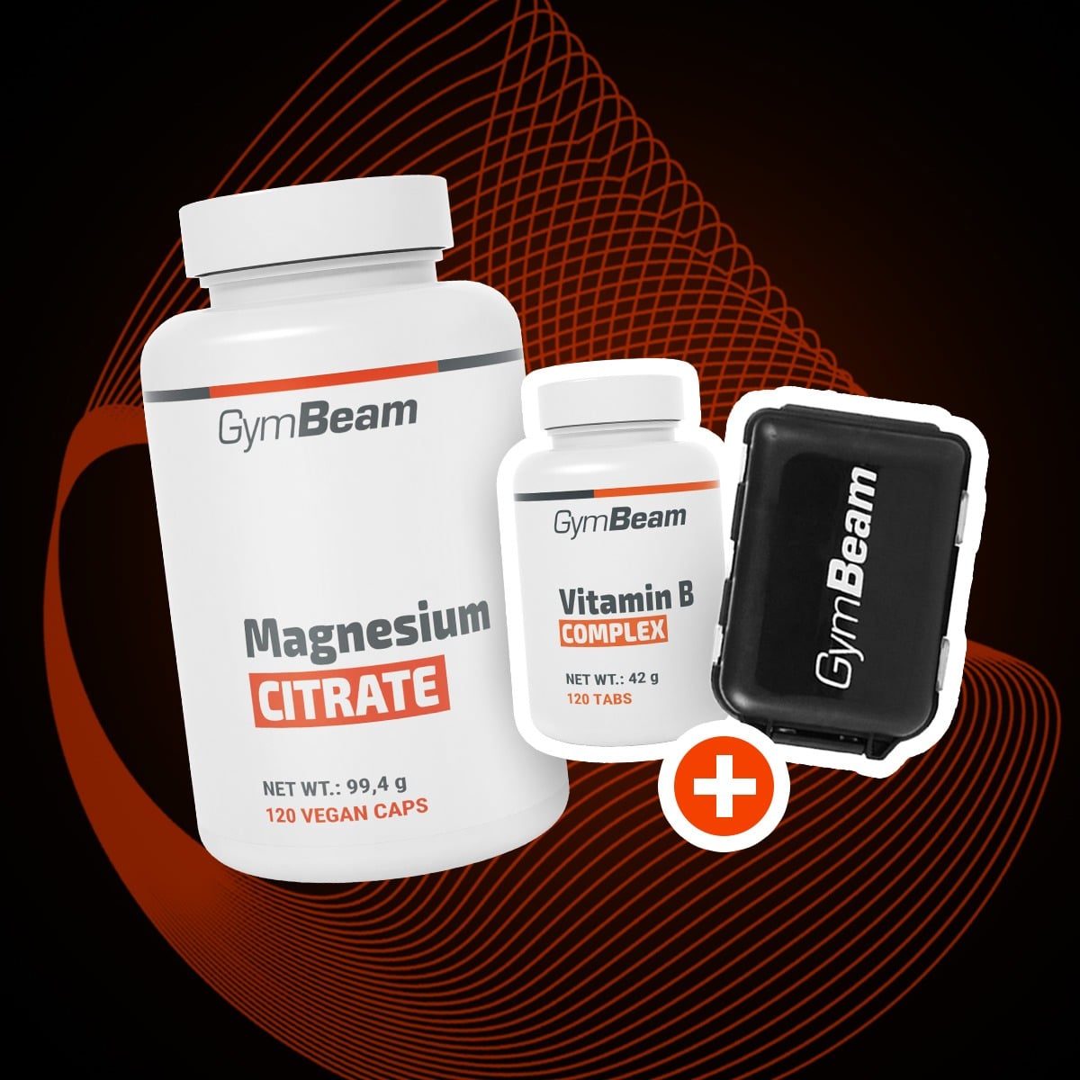 Магний цитрат в капсулах - GymBeam + ПОДАРУНКИ