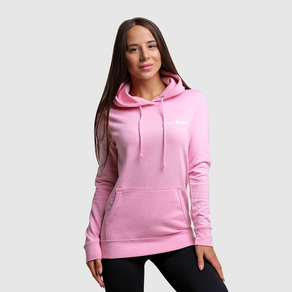 Женская толстовка PRO Baby pink - GymBeam