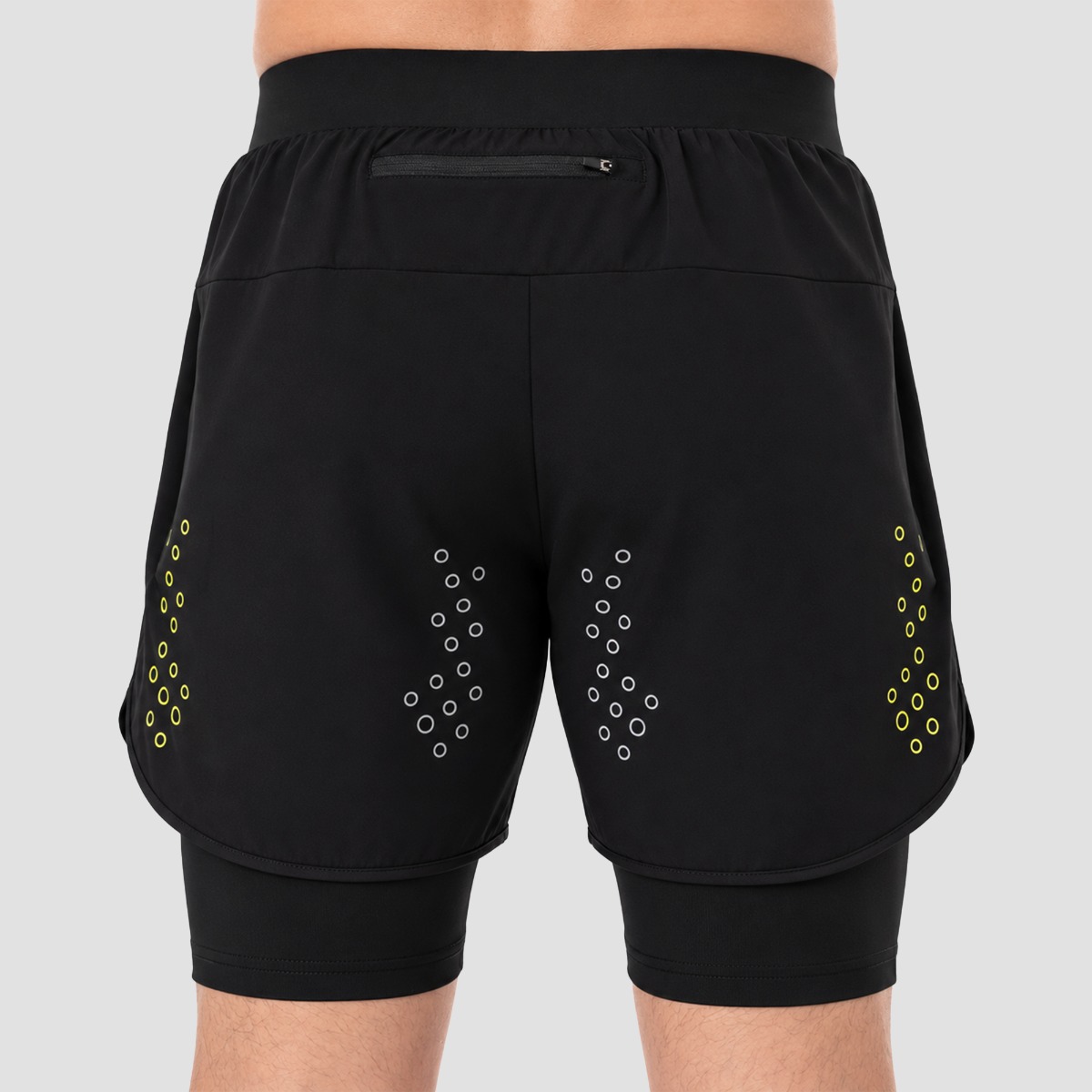 Pace 2in1 Shorts Black - GymBeam