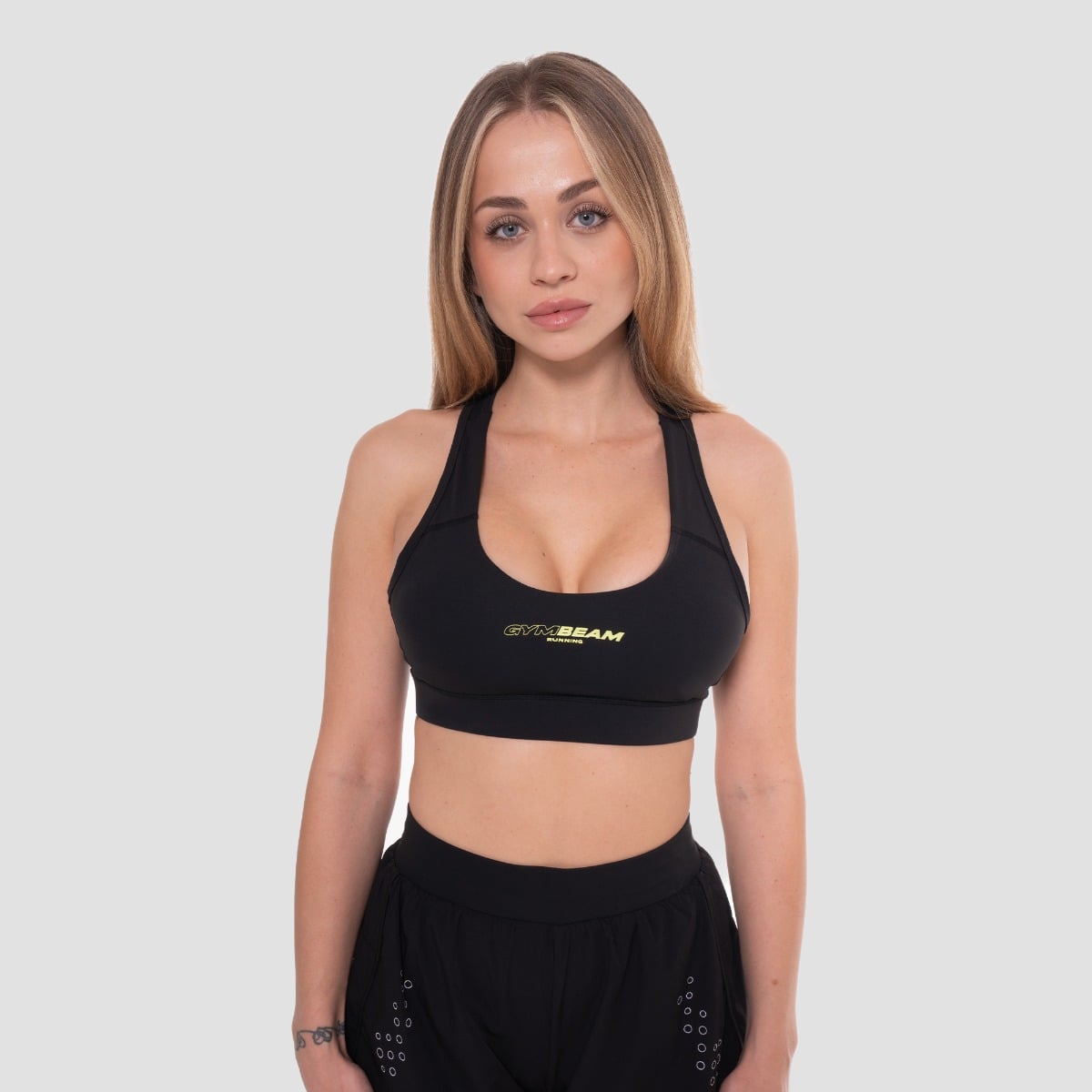 Pace Sports Bra Black - GymBeam