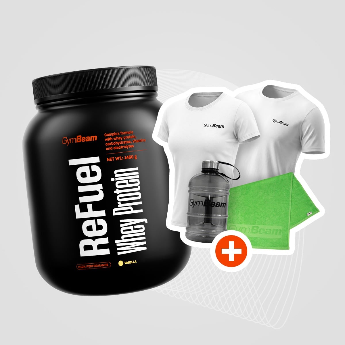 Протеин ReFuel Whey - GymBeam + ПОДАРУНОК