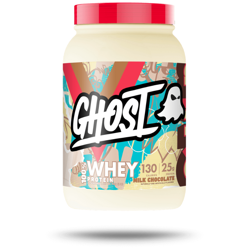Whey - Ghost 910 г - хлопья с молоком