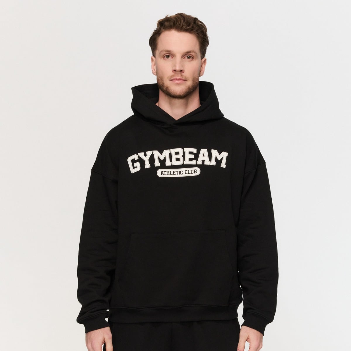 Худі Varsity чорне - GymBeam