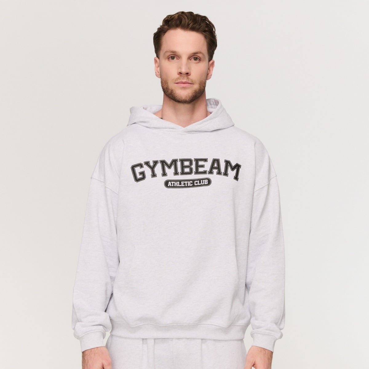 Худи Varsity серое - GymBeam