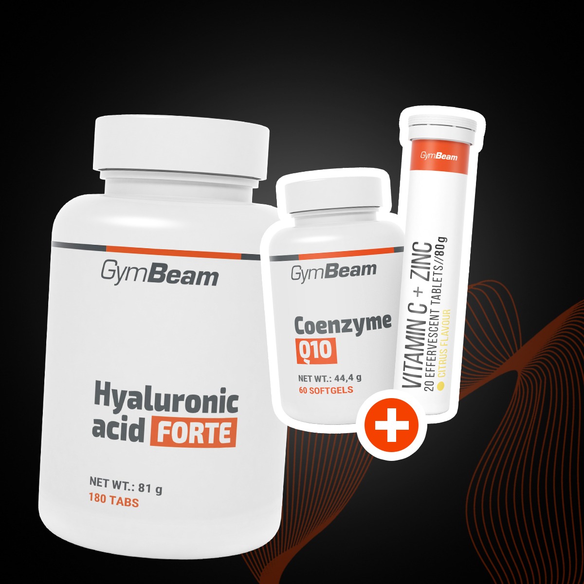 Гиалуроновая кислота форте - GymBeam + ПОДАРОК