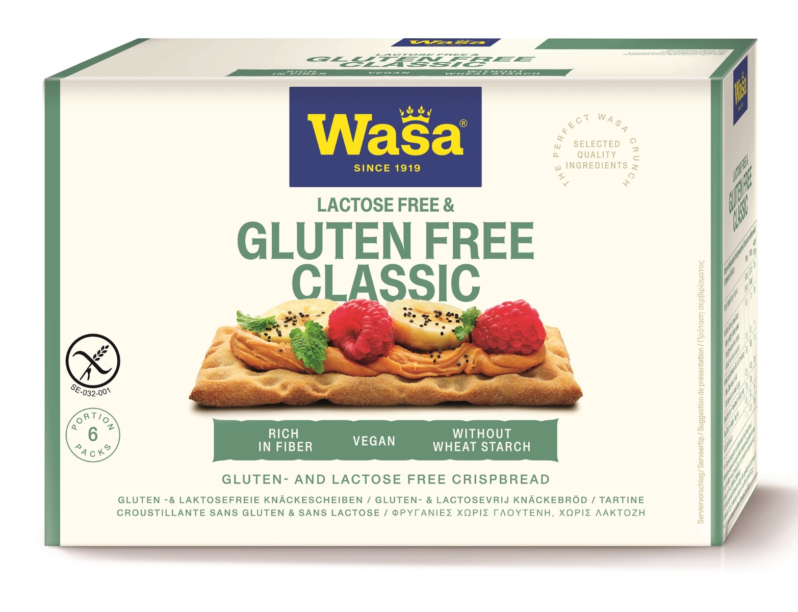 Knäckebrot Gluten & Lactose free - Wasa