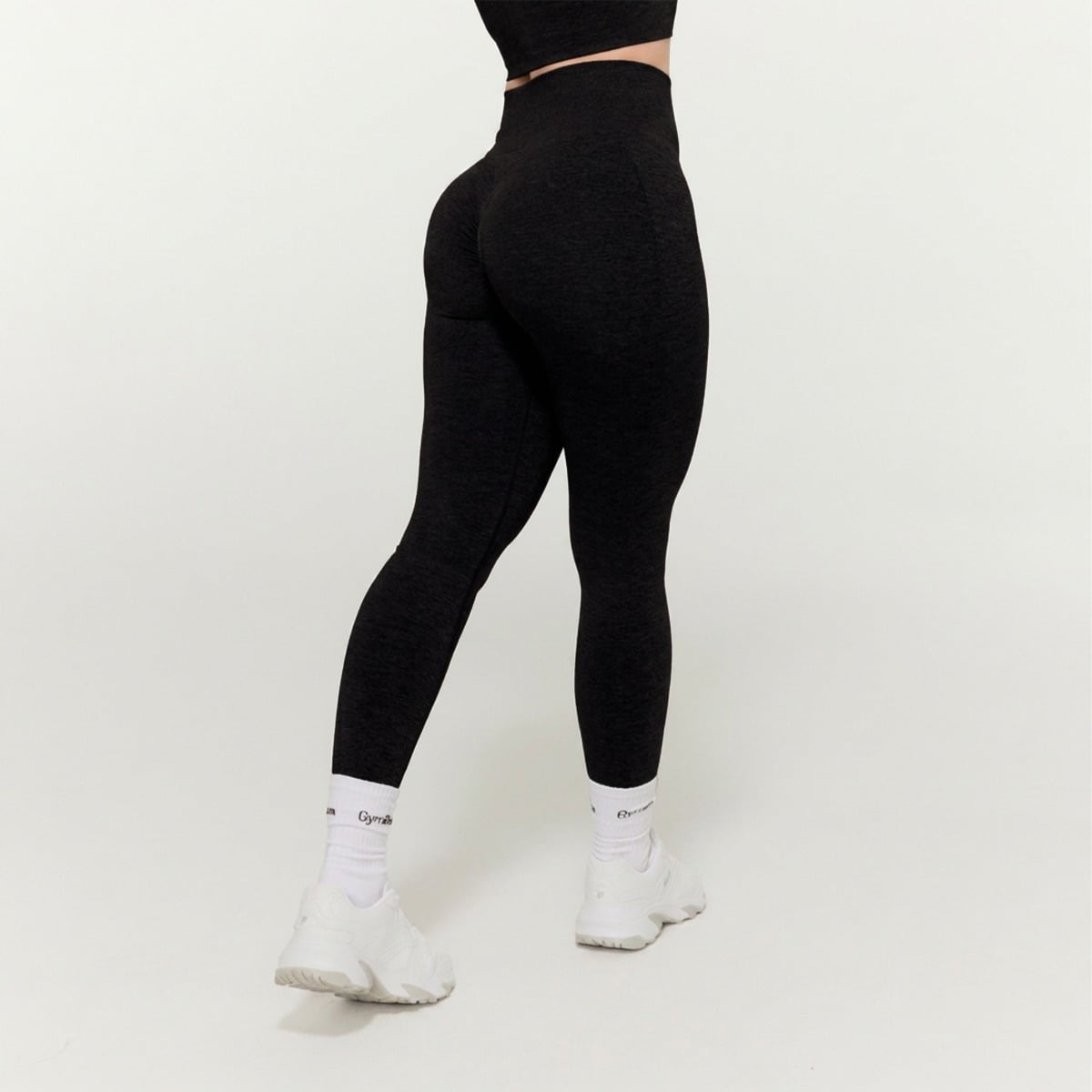 Женские леггинсы FLO графитовые - GymBeam