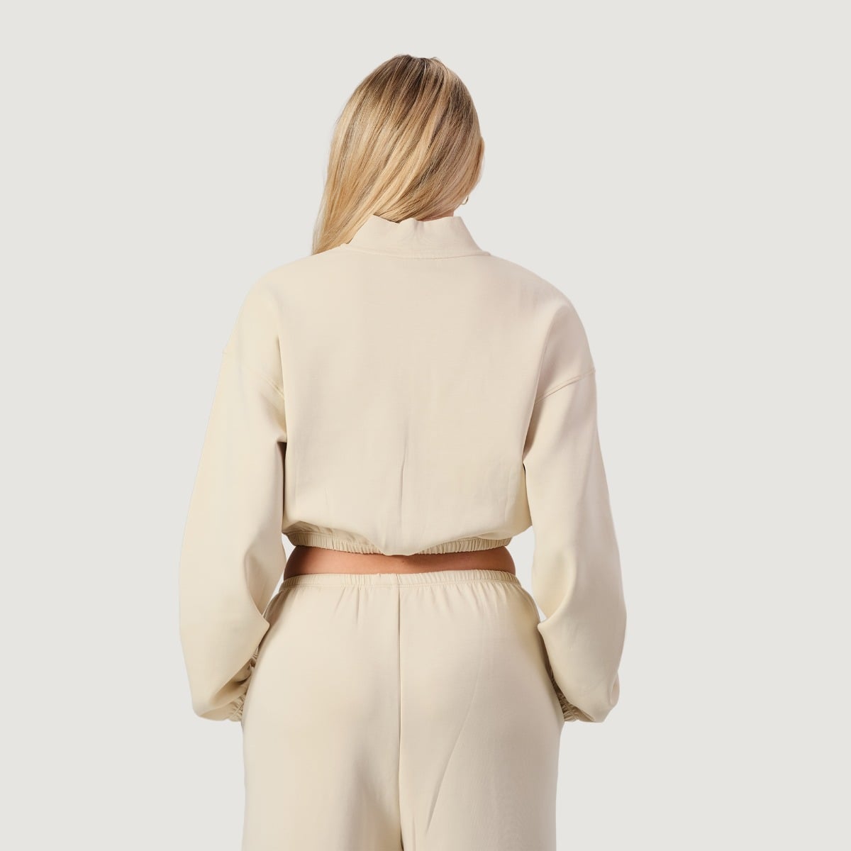 Женская толстовка на молнии NEO Almond - GymBeam