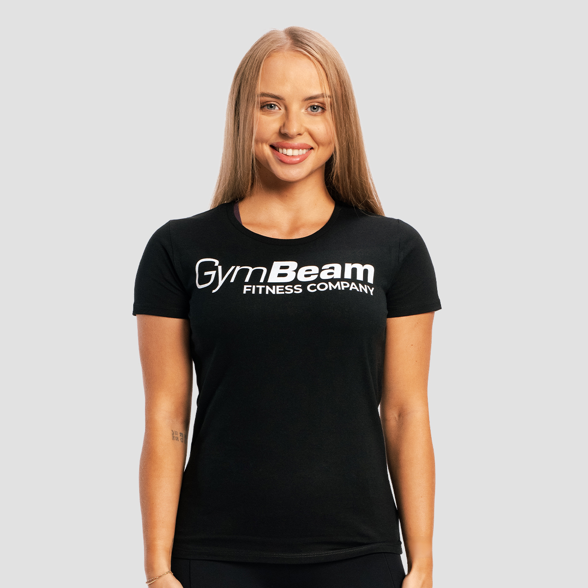 Women‘s Fitness T-shirt Black - GymBeam