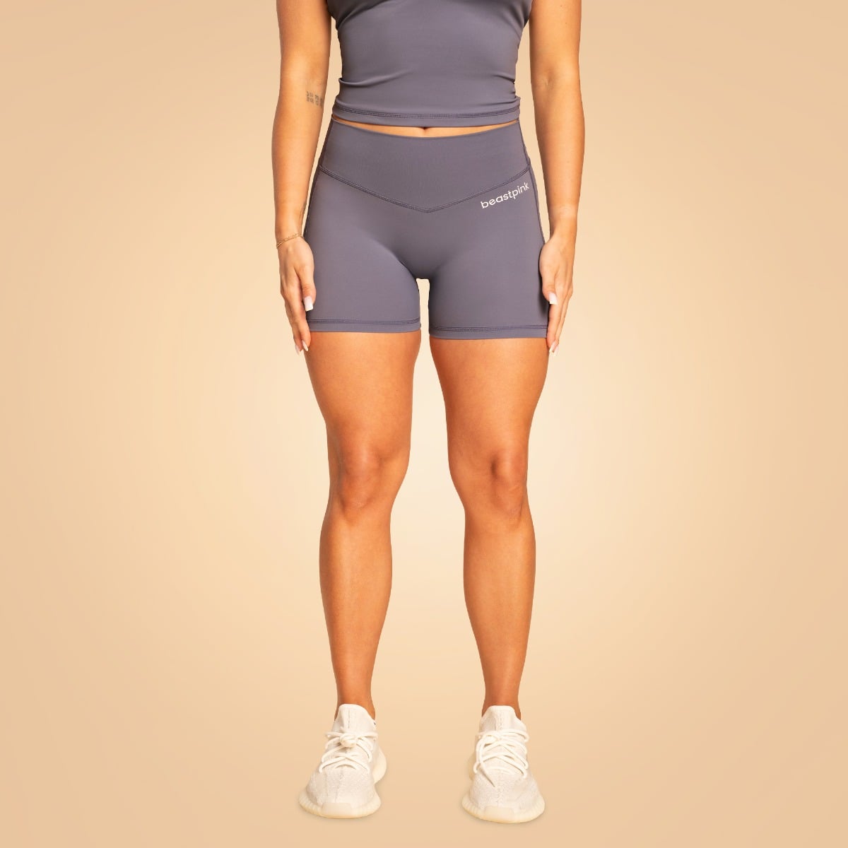 Жіночі шорти Grace сіро-гранітні - BeastPink